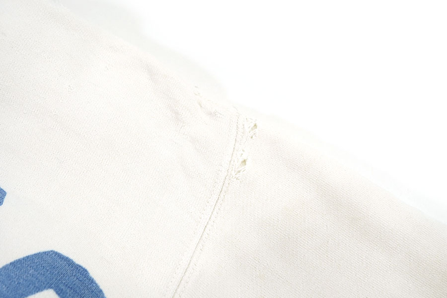 50's ランタグ チャンピオン 後付けスウェットパーカ ''TIGERS'' 背面染み込みプリント 実寸(XL位)