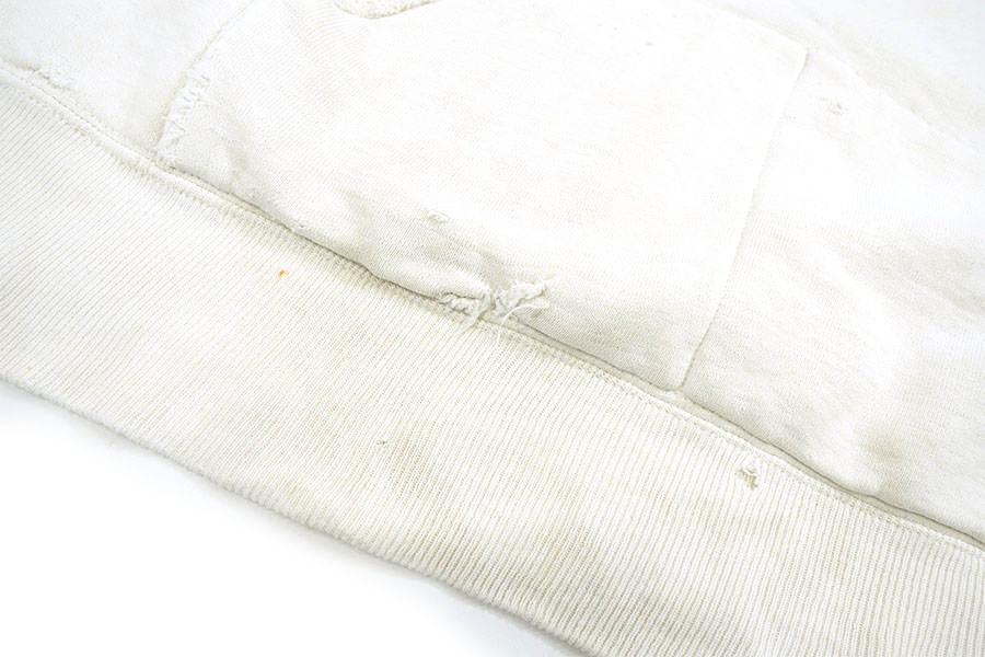 50's ランタグ チャンピオン 後付けスウェットパーカ ''TIGERS'' 背面染み込みプリント 実寸(XL位)