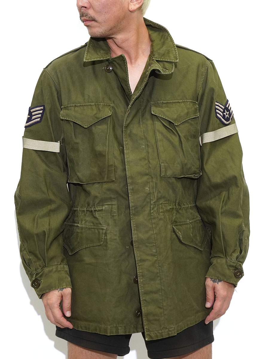 50's U.S.ARMY M-1950 フィールドジャケット AFワッペン＆リフレクター