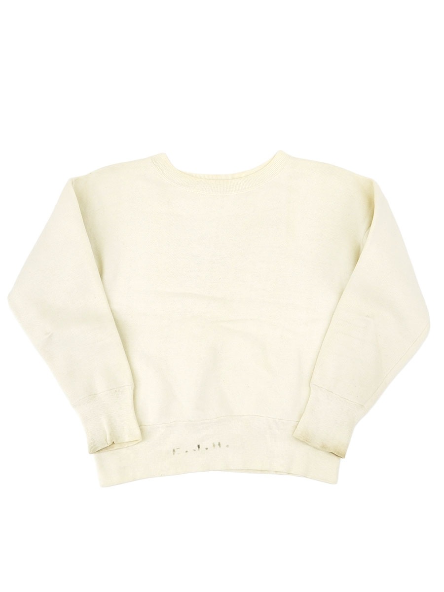 50'S～ SPORTSWEAR ''USN'' WATER PRINT SWEAT SHIRT (SIZE. MEDIUM) 