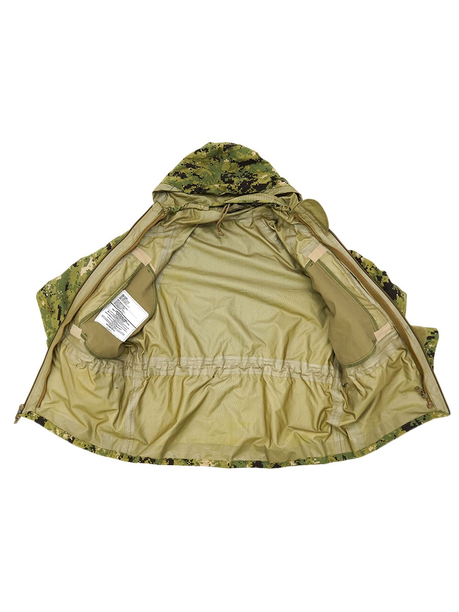 実物/U.S.NType III Parka, 希少Small XX-Short 00's US.NAVY NWU TYPE III AOR2 GORE-TEX PARKA 