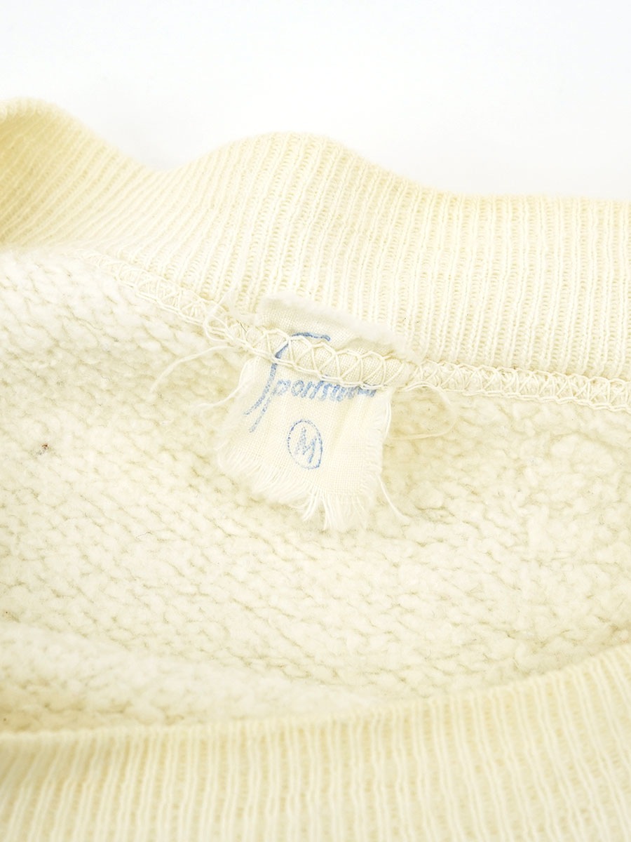 50'S～ SPORTSWEAR ''USN'' WATER PRINT SWEAT SHIRT (SIZE. MEDIUM) 
