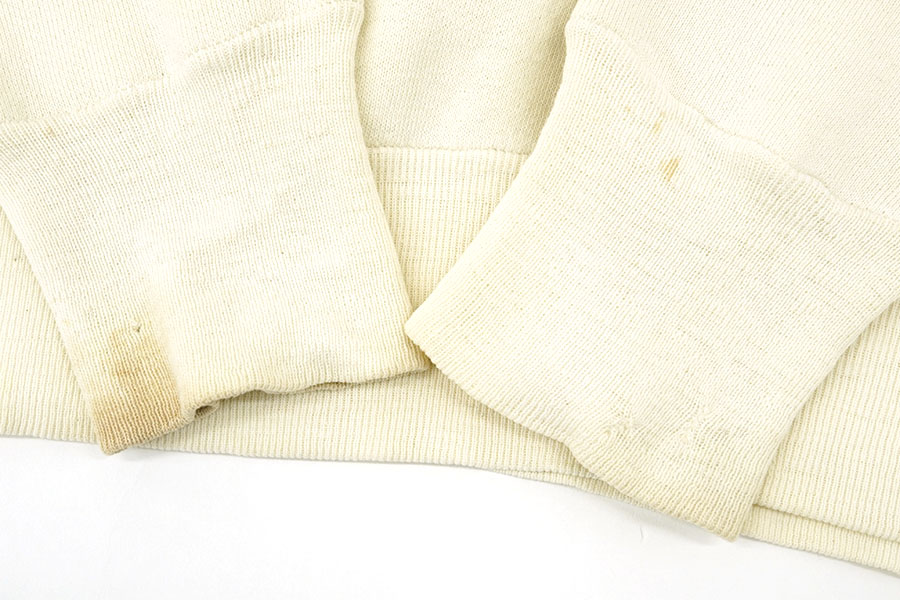 50'S～ SPORTSWEAR ''USN'' WATER PRINT SWEAT SHIRT (SIZE. MEDIUM) 