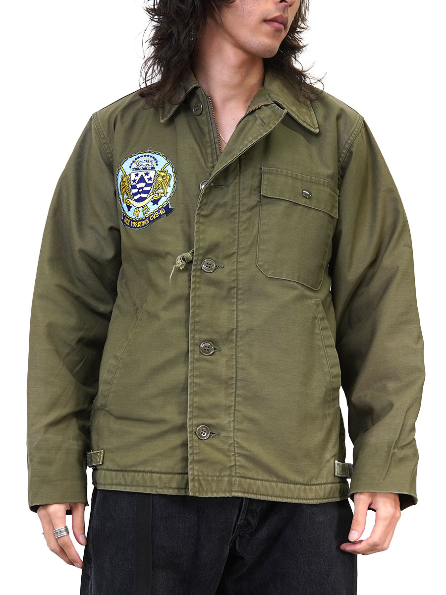 84 U.S.ARMY A-2デッキジャケット 表記(SMALL) ワッペン
