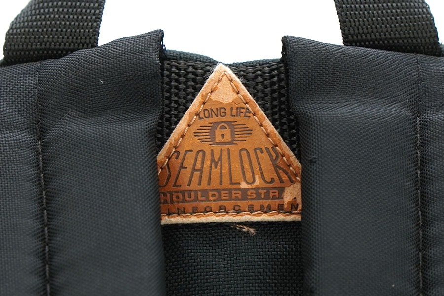 90's Outdoor Products ナイロンバックパック 底レザー ブラック
