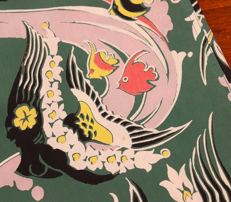 1950s HAWAIIAN SHIRT , Size M