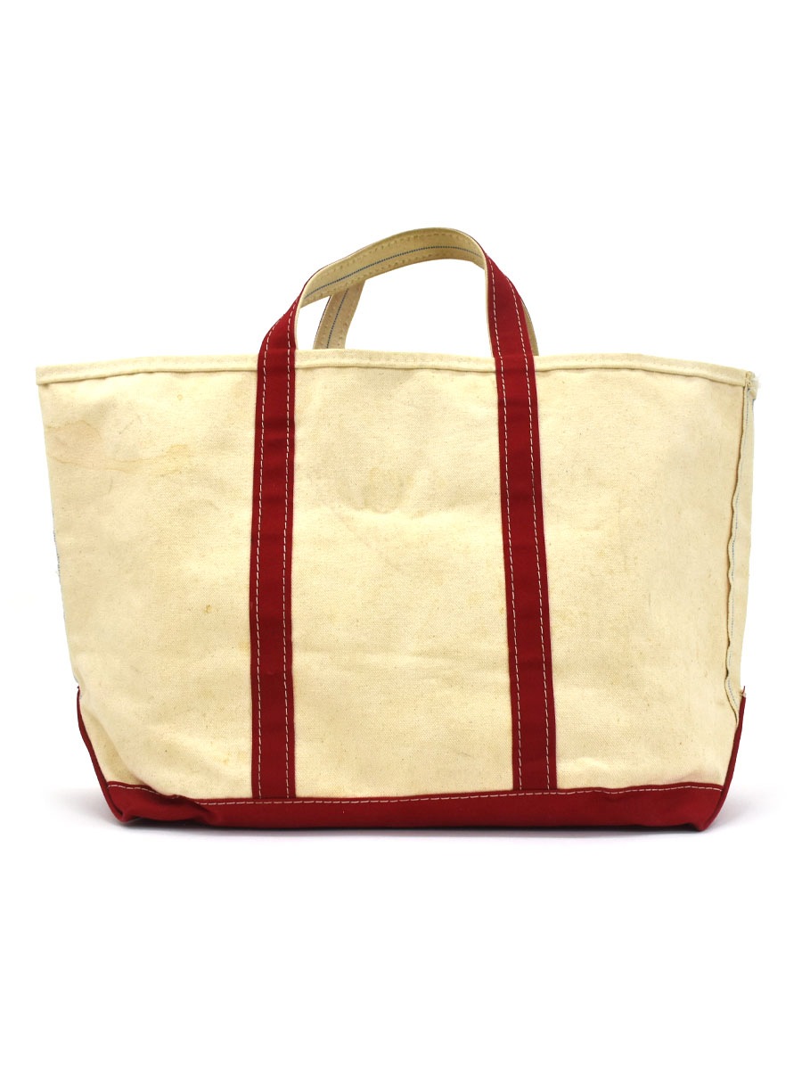 80's L.L.Bean BOAT AND TOTE 生成りxレッド | すべての商品