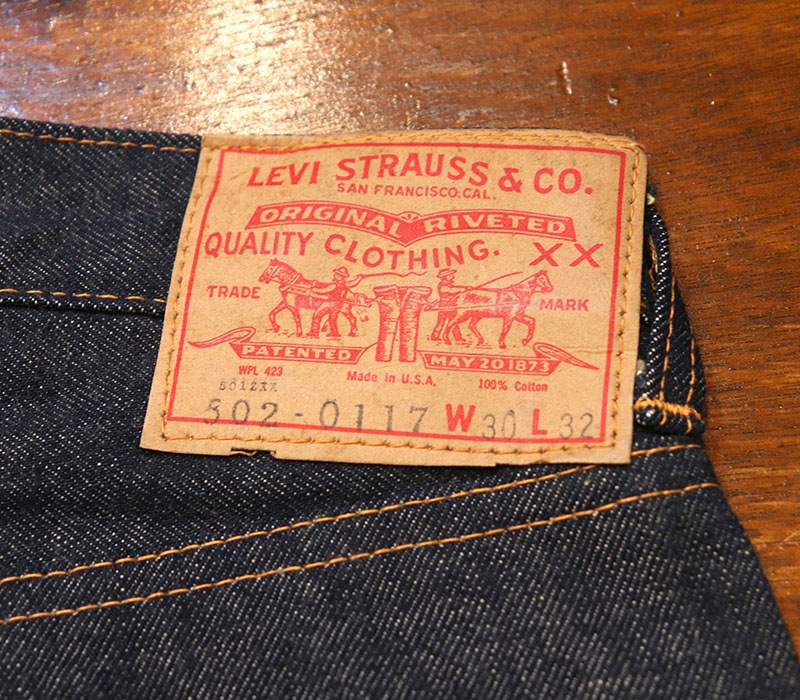 1960s DEAD STOCK , LEVIS 501ZXX-502 , Size W30 L32