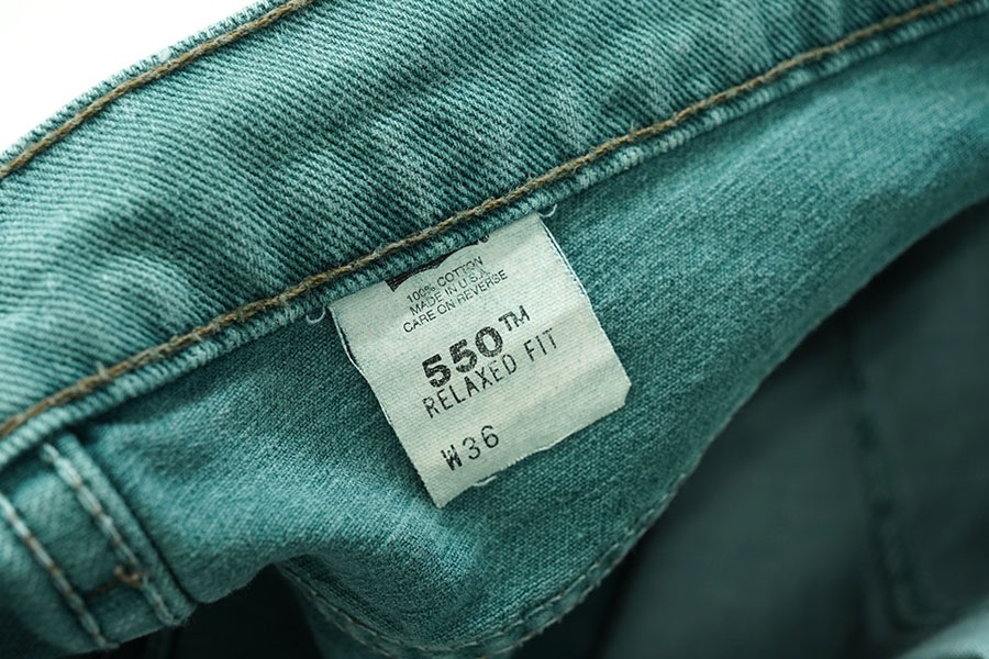 90's Levi's 550 オリジナルショーツ グリーン 表記(36) USA製