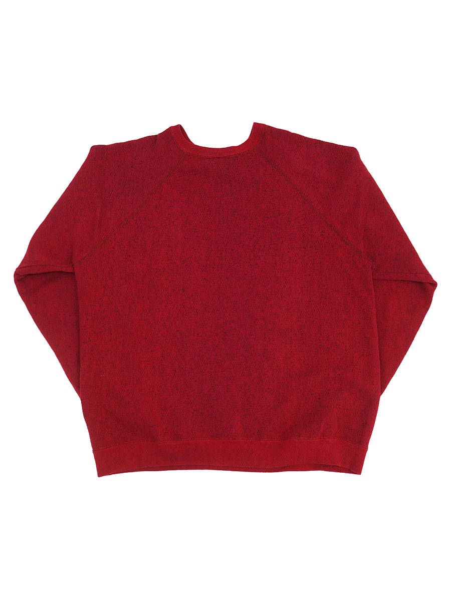 80'S SWEATS APPEAL BY TULTEX RUGLAN SLEEVE SWEAT SHIRT HEATHER RED (SIZE.XX LARGE) MADE IN USA