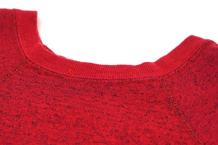 80'S SWEATS APPEAL BY TULTEX RUGLAN SLEEVE SWEAT SHIRT HEATHER RED (SIZE.XX LARGE) MADE IN USA