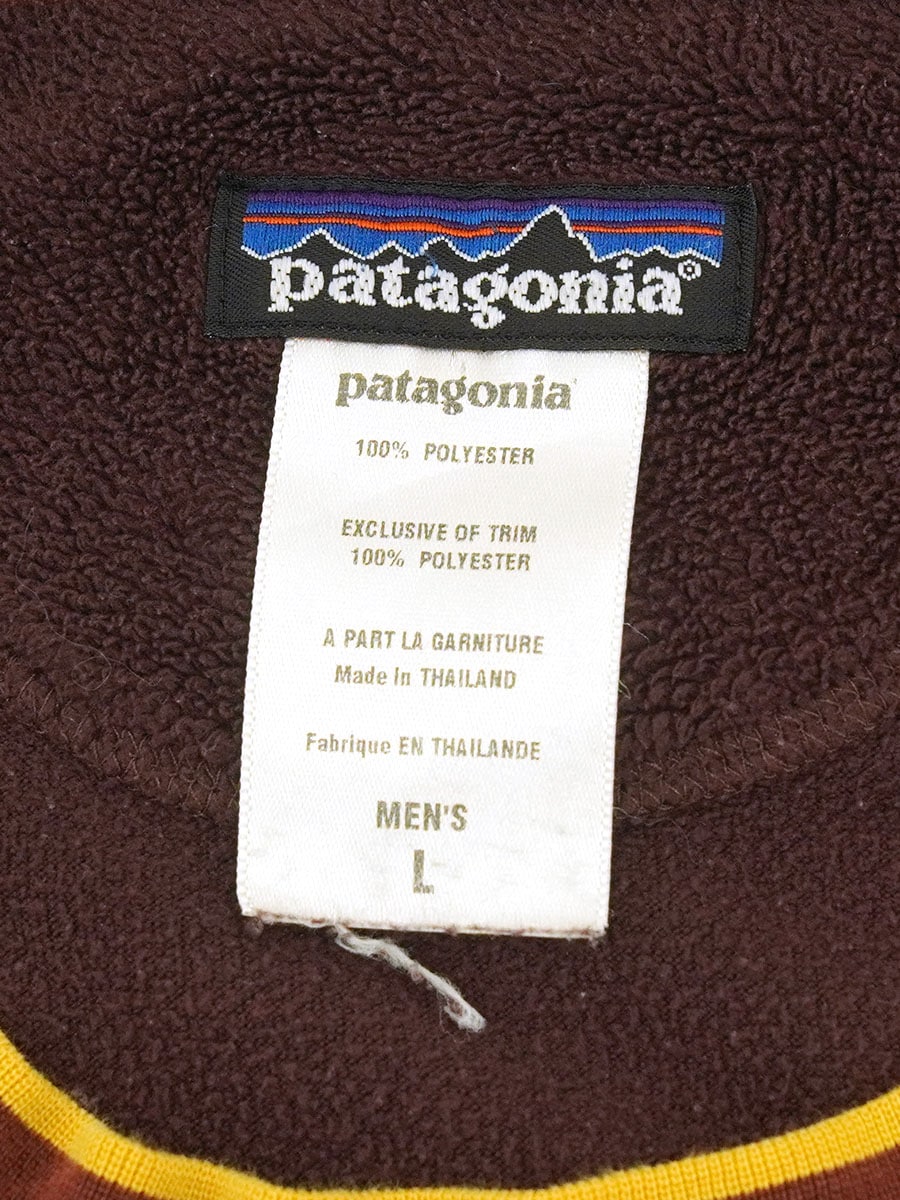 04 パタゴニア リズム プラッシュシンチラスウェットシャツ ブラウン