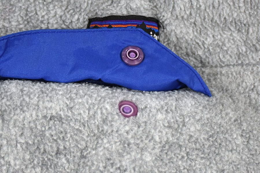 90's 雪無しタグ パタゴニア シンチラスナップTプルオーバー ヘザー