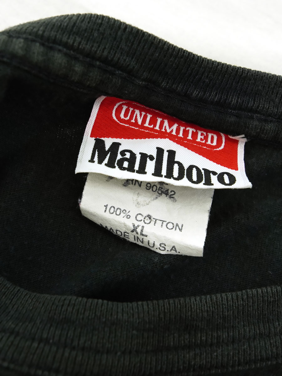 90's UNLIMITED Marlboro ''Lizard'' ポケットTシャツ 表記(XL