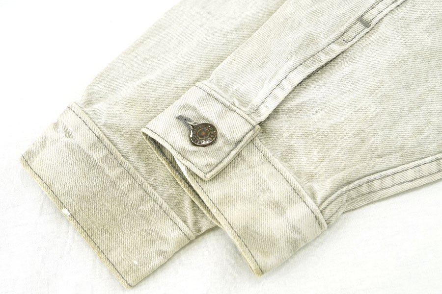 80's Levi's 70507-0261 アシッドブラック デニムジャケット 表記(L
