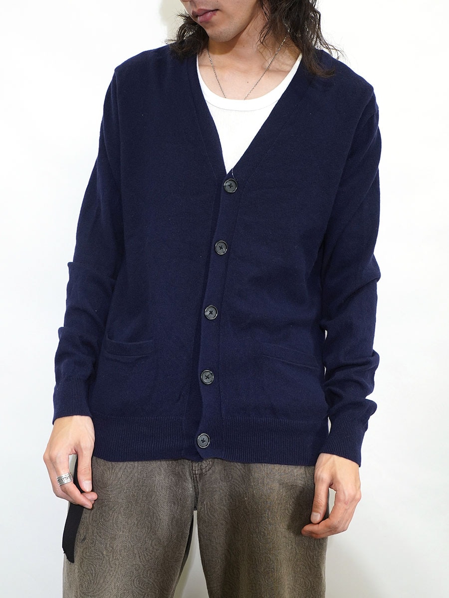 ラルフローレン 100％カシミヤ ニットカーディガン ネイビー
