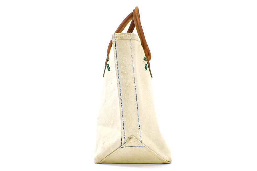 80s llbean 2色タグ 柊　プリント　トートバッグ　デラックストート 80s llbean 2色タグ 柊 プリント トートバッグ デラックストート 80