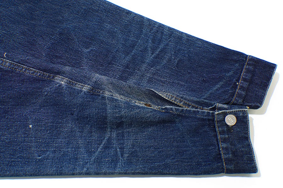 K*U様 Levi's デニムジャケット archive 激レアモデル 短丈 40's～ Levi's 506XX 色残り 良雰囲気 デニムジャケット 実寸(40位
