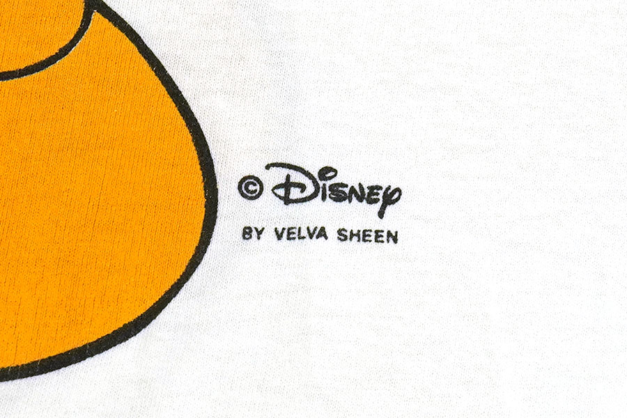 90's Velva Sheen ''ミッキーマウス'' 両面プリント Tシャツ ホワイト 表記(XL) USA製