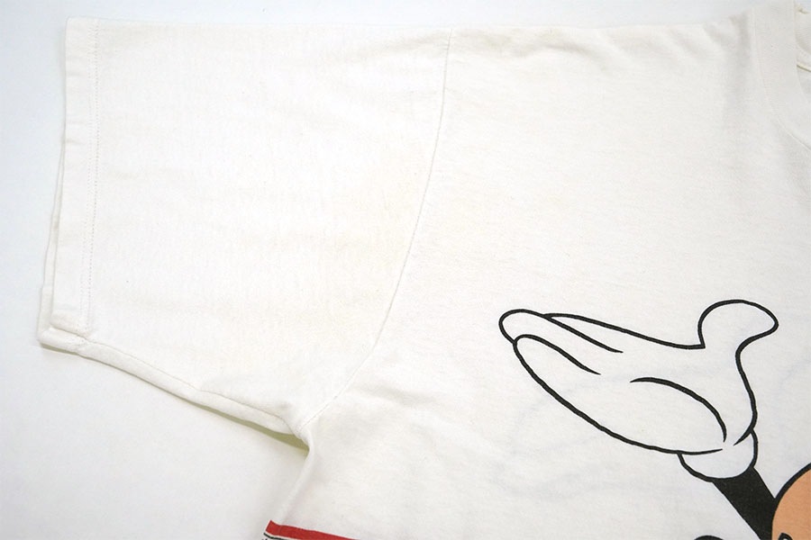 90's Velva Sheen ''ミッキーマウス'' 両面プリント Tシャツ ホワイト 表記(XL) USA製