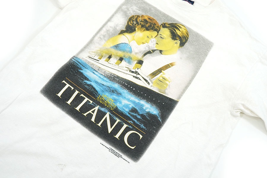 90's U.S.T'S ''TITANIC'' ムービーTシャツ 表記(L) MEXICO製