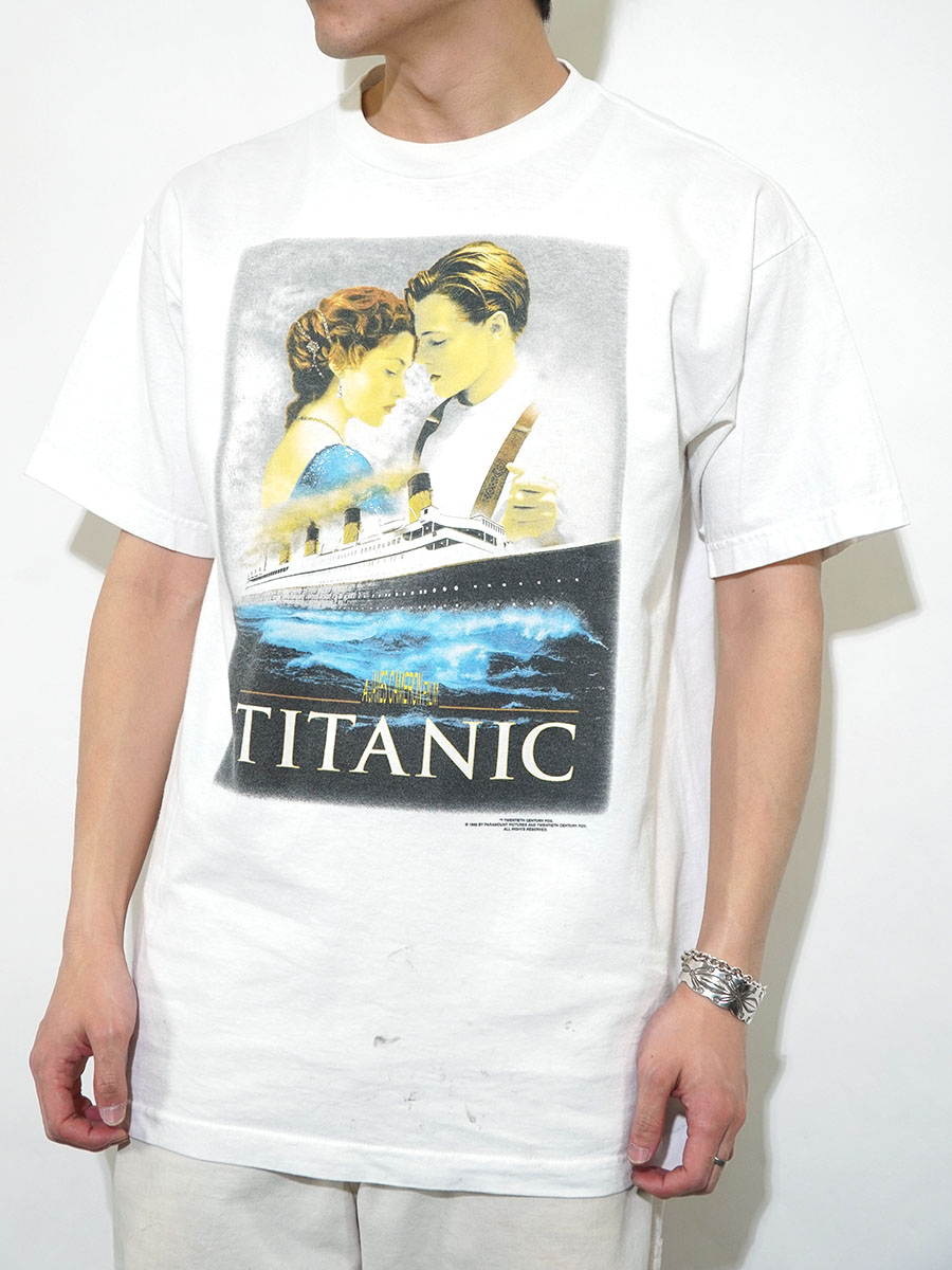 90's U.S.T'S ''TITANIC'' ムービーTシャツ 表記(L) MEXICO製