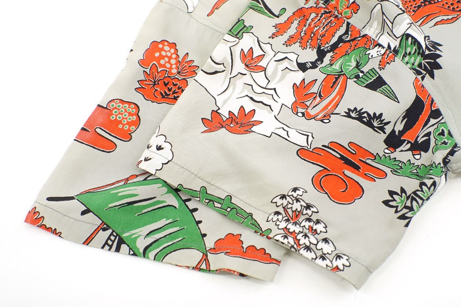 50'S～ JAPANESE PATTERN HAWAIIAN SHIRT (APPROX.LARGE) | NEW ITEM