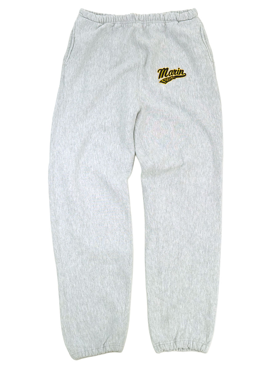 90'S CHAMPION REVERSE WEAVE PANTS ''MARIN FOOTBALL'' GREY (SIZE.X LARGE) MADE IN USA