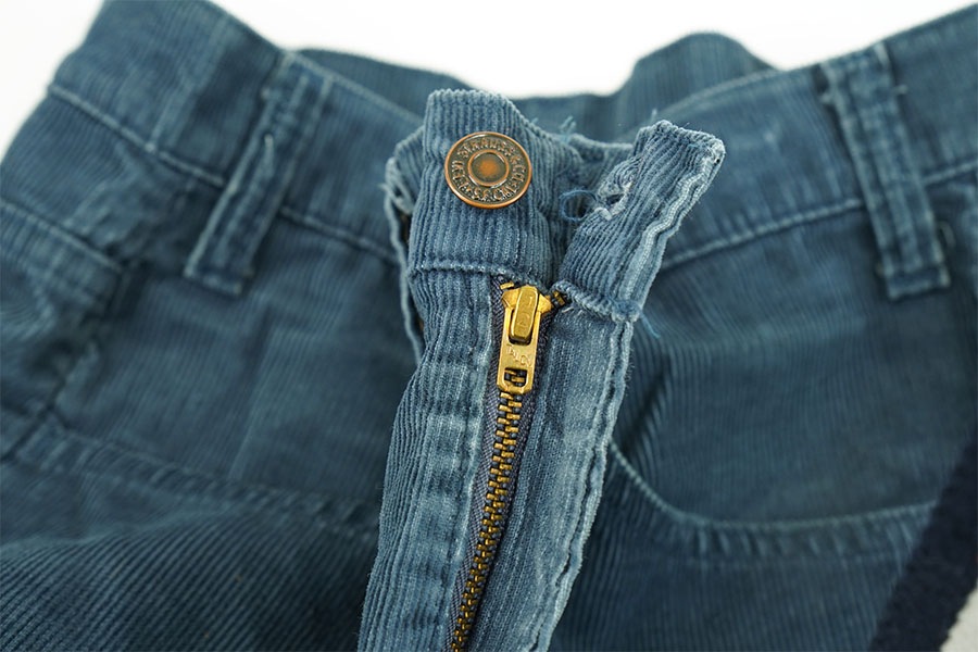 80'S LEVI'S 519 CORDUROY PANTS SLATE BLUE (SIZE.W32 L32)　