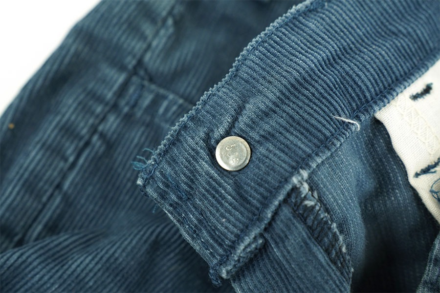 80'S LEVI'S 519 CORDUROY PANTS SLATE BLUE (SIZE.W32 L32)　