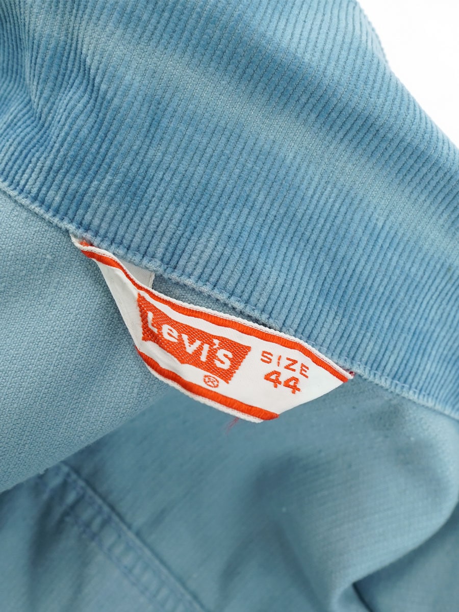 70's Levi's 70505 3rd型 コーデュロイJKT サックス 表記(44) 希少