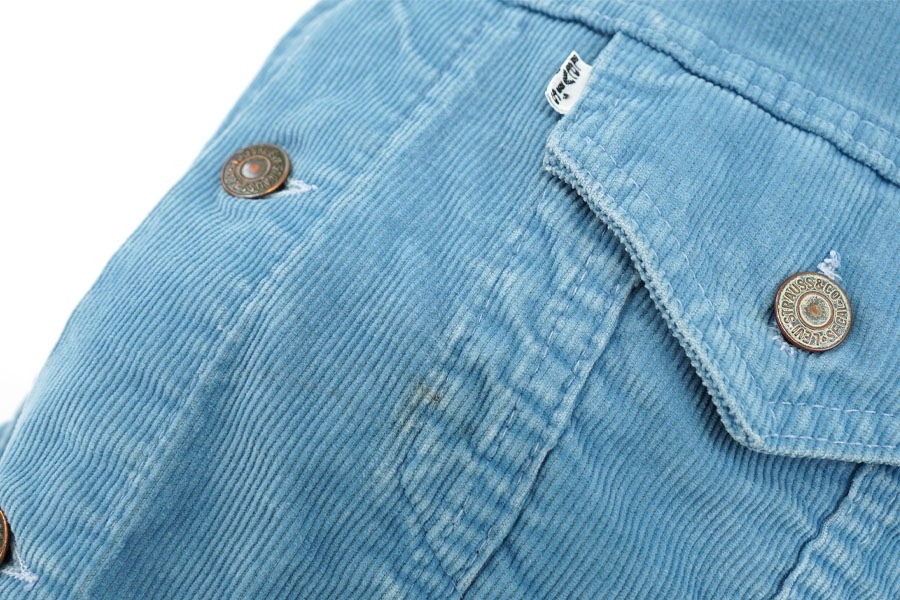 70's Levi's 70505 3rd型 コーデュロイJKT サックス 表記(44) 希少