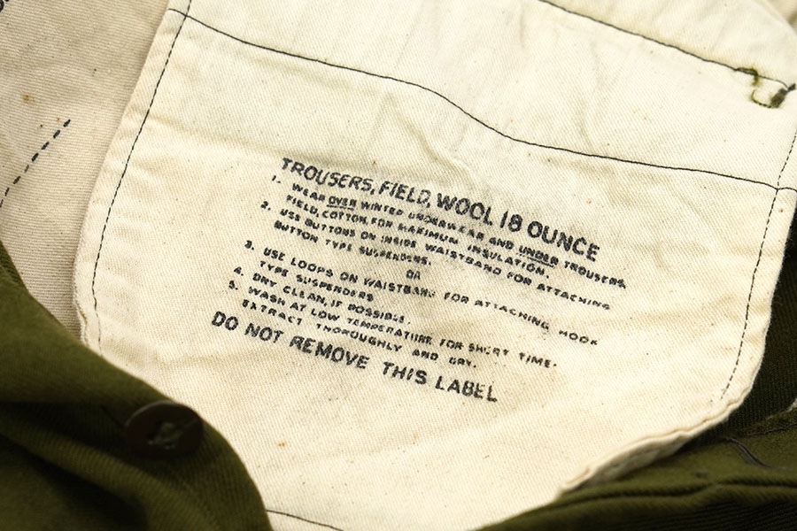 50's アメリカ軍 M-51 ウール フィールド トラウザーズ S-SHORT 50's U.S.ARMY M-1951 ウール フィールドトラウザーズ オリーブ