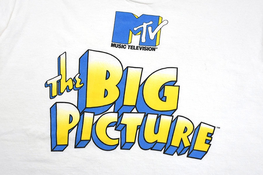 90's FRUIT OF THE LOOM ''MTV the BIG PICTURE'' プリントTシャツ