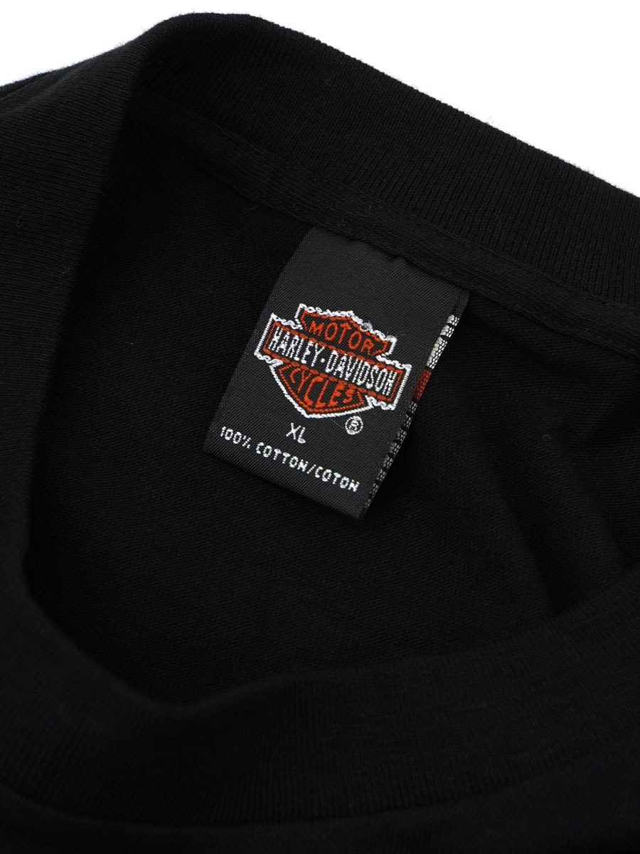 【USA製】両面　Harley-Davidson 90s イーグル 希少90sハーレーダビッドソン大版イーグル両面TシャツUSA製