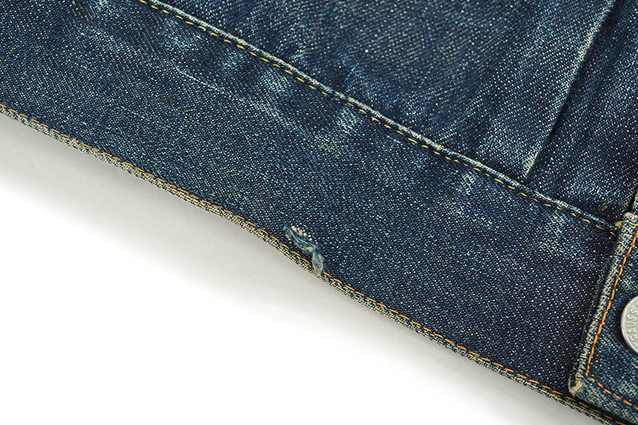 40's Levi's 507XX デニムジャケット 極上濃紺 レザーパッチ残り 実寸