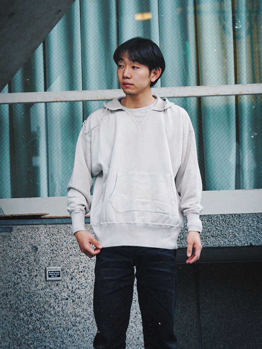 SAINT Mxxxxxx X BerBerJin AFTER HOODED HOODIE GRAY