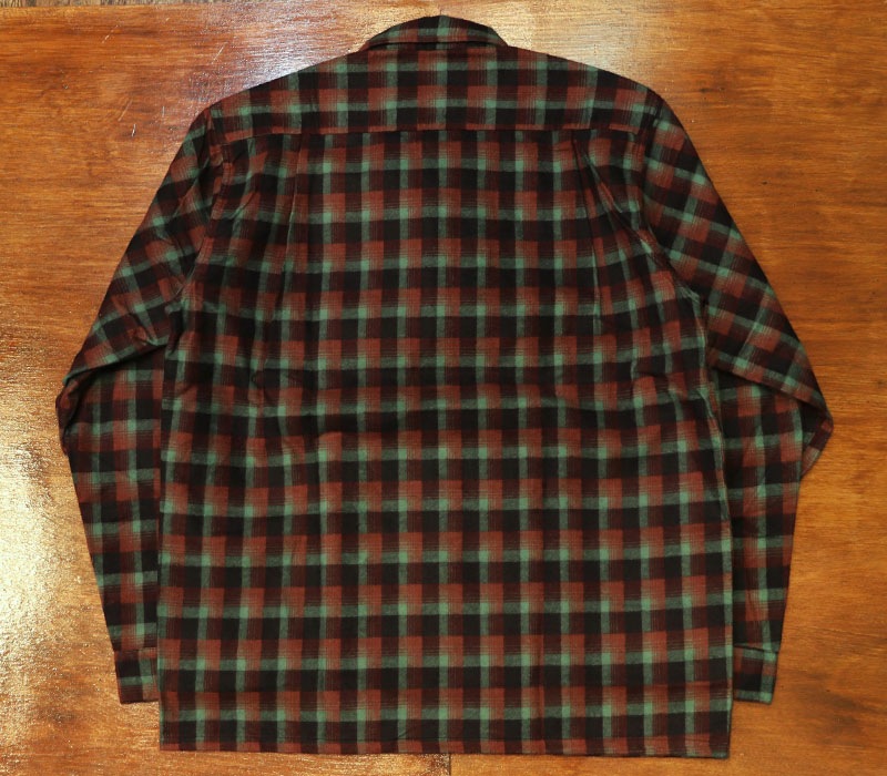1960s DEAD STOCK , FLANNEL SHIRT , Size M