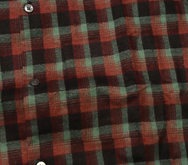 1960s DEAD STOCK , FLANNEL SHIRT , Size M