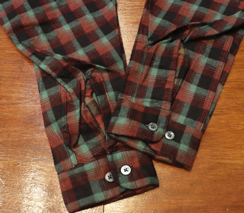 1960s DEAD STOCK , FLANNEL SHIRT , Size M