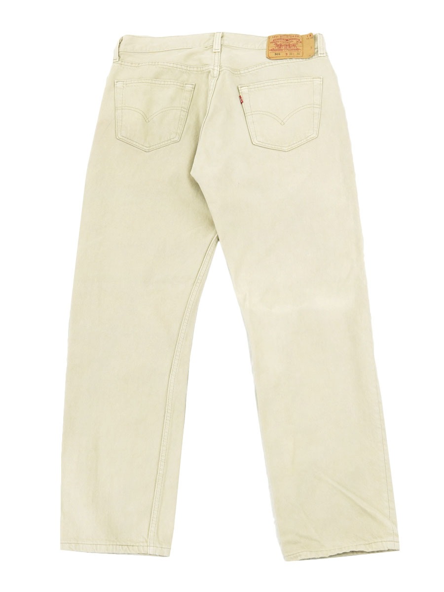 90's Levi's 501 オリジナルカラーデニムパンツ ベージュ 表記(36x30