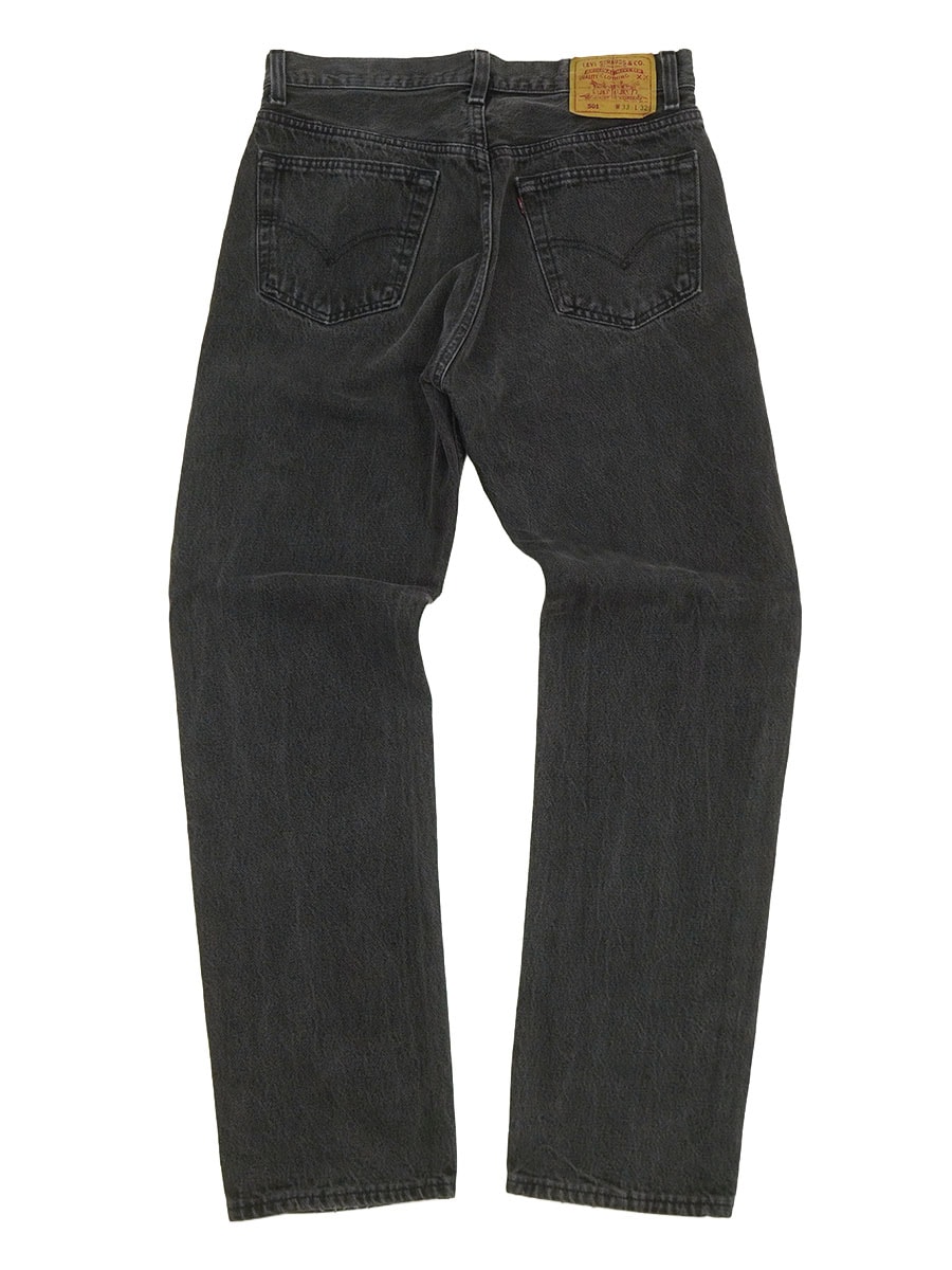 90'S～ LEVI'S 501 BLACK JEANS (SIZE.W33 L32) MADE IN USA | NEW