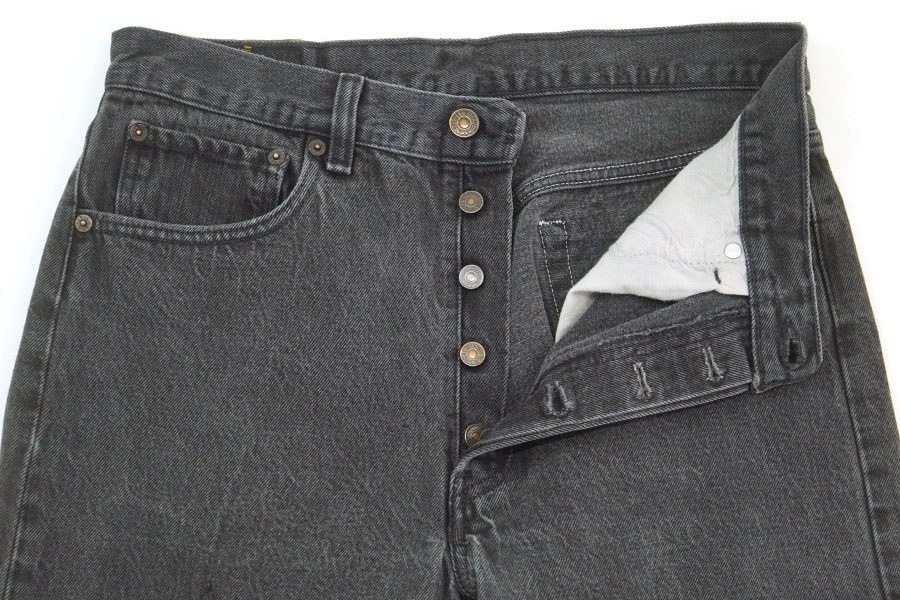 90'S～ LEVI'S 501 BLACK JEANS (SIZE.W33 L32) MADE IN USA | NEW