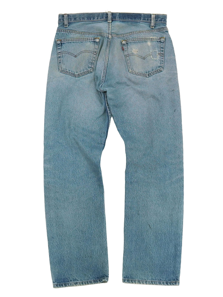 80'S LEVI'S 501 JEANS CRASH (APPROX.W34 L29)