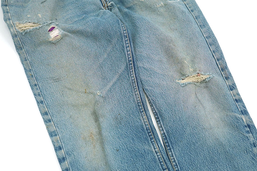 80'S LEVI'S 501 JEANS CRASH (APPROX.W34 L29)