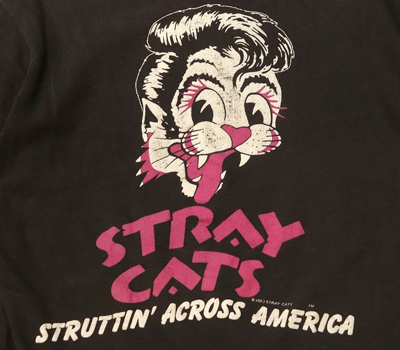 1980s Stray Cats Tシャツ M ブラック 80s STRAY CATS , Size M | すべての商品 | | BerBerJin WebStore