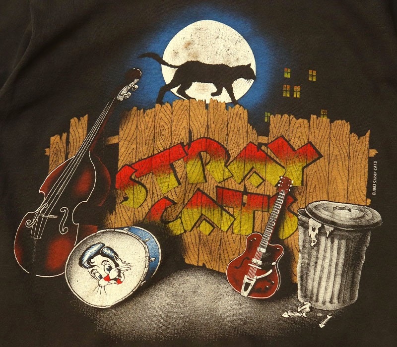 80s STRAY CATS , Size M