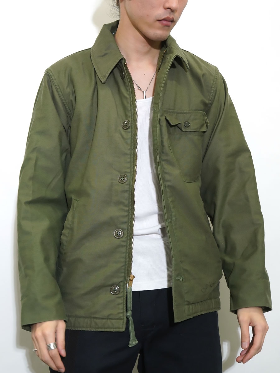 82's U.S.NAVY A-2デッキジャケット ステンシル 表記(S) | すべての