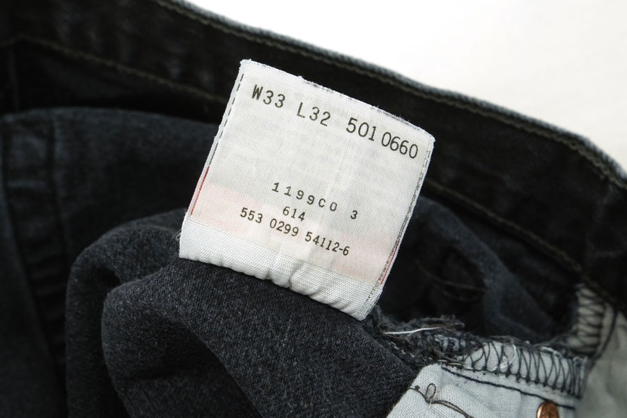 90's Levi's 501 ブラック デニムパンツ 表記(33x32) USA製 | NEW ITEM
