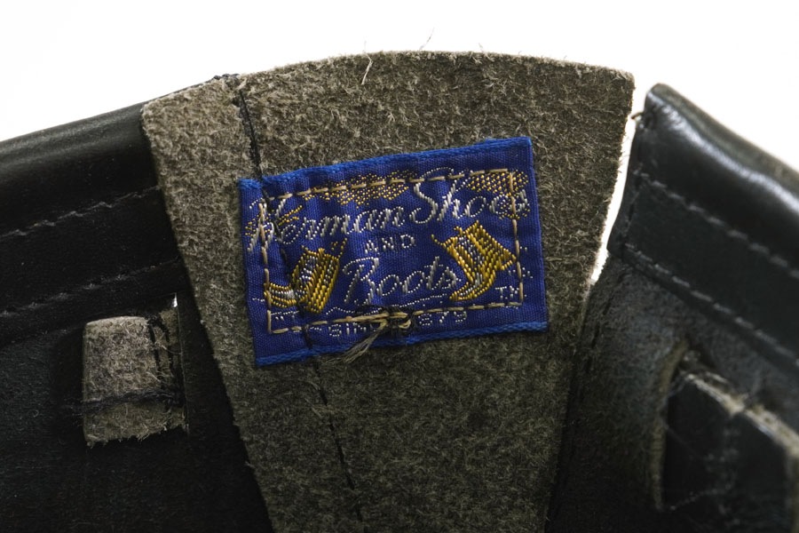 1950'S HERMAN ENGINEER BOOTS (SIZE.12 E) NOS
